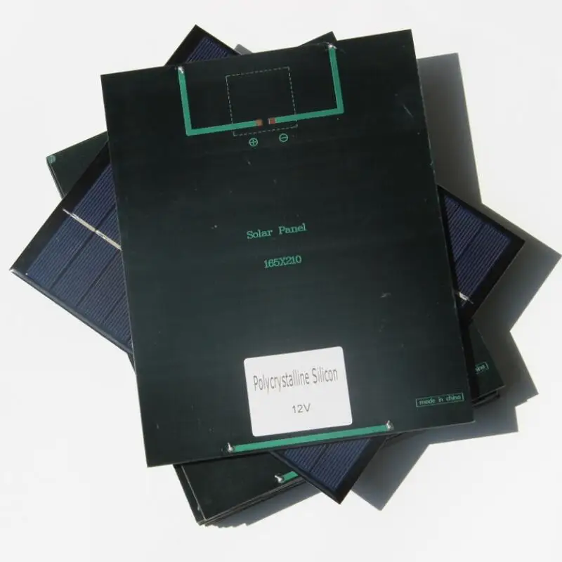 5,2 W 12V солнечная батарея поликристаллических Панели Солнечные DIY Панель Солнечный Мощность Батарея Системы Зарядное устройство 165x210x3 мм