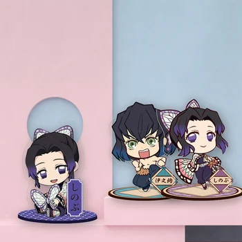 

Anime Demon Slayer Kimetsu No Yaiba Q Posket Kamado Tanjirou Kamado Nezuko Agatsuma Zenitsu Name Acylic Figurine Model Stand Toy
