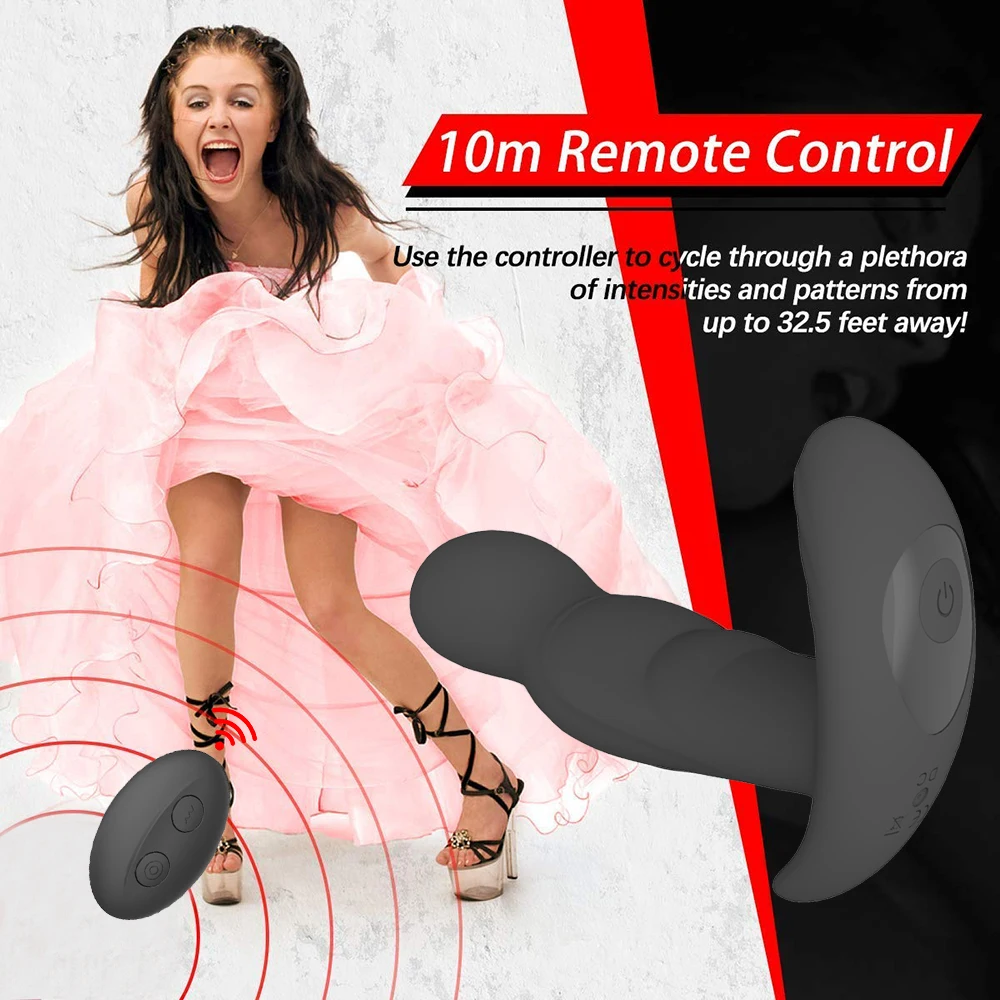 anal vibrator prostate massage Rotation Silicone Butt Anus Vibrating Male for men Remote Control Vibrator Plugs | Красота и здоровье