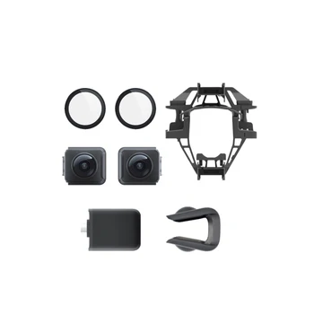 

Original Insta360 One R Aerial Add-On Split-Lens 360 Mod Vertical Battery Base Drone Mount Lens Guards Lens Cap