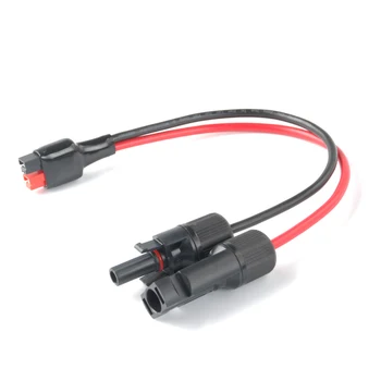 

MC4-Solar Connector to 2x30A power pole APP Extention Cable Solar Charge Cable Reverse connection