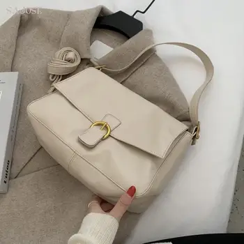 

Bags Shoulder Handbags Girl Lady Pu Leather Crossbody Casual Messenger Classic Girl Trend Bag Women Famale Handbag For Women