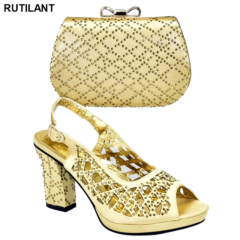 

Italian Ladies Shoes and Bags To Match Set Super High (8cm-up) Slip on Shoes for Women Women Shoes and Bag Set In Italy Party