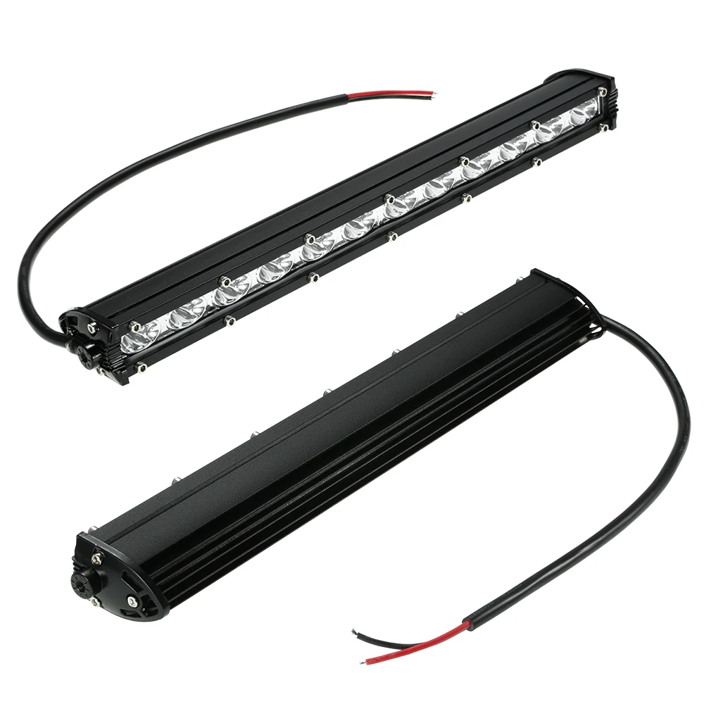 

2Pcs 13" 36W LED Light Bar Slim Work Light Spot Beam Driving Fog Light Road Lighting for Car Truck SUV Boat Marine Jeep