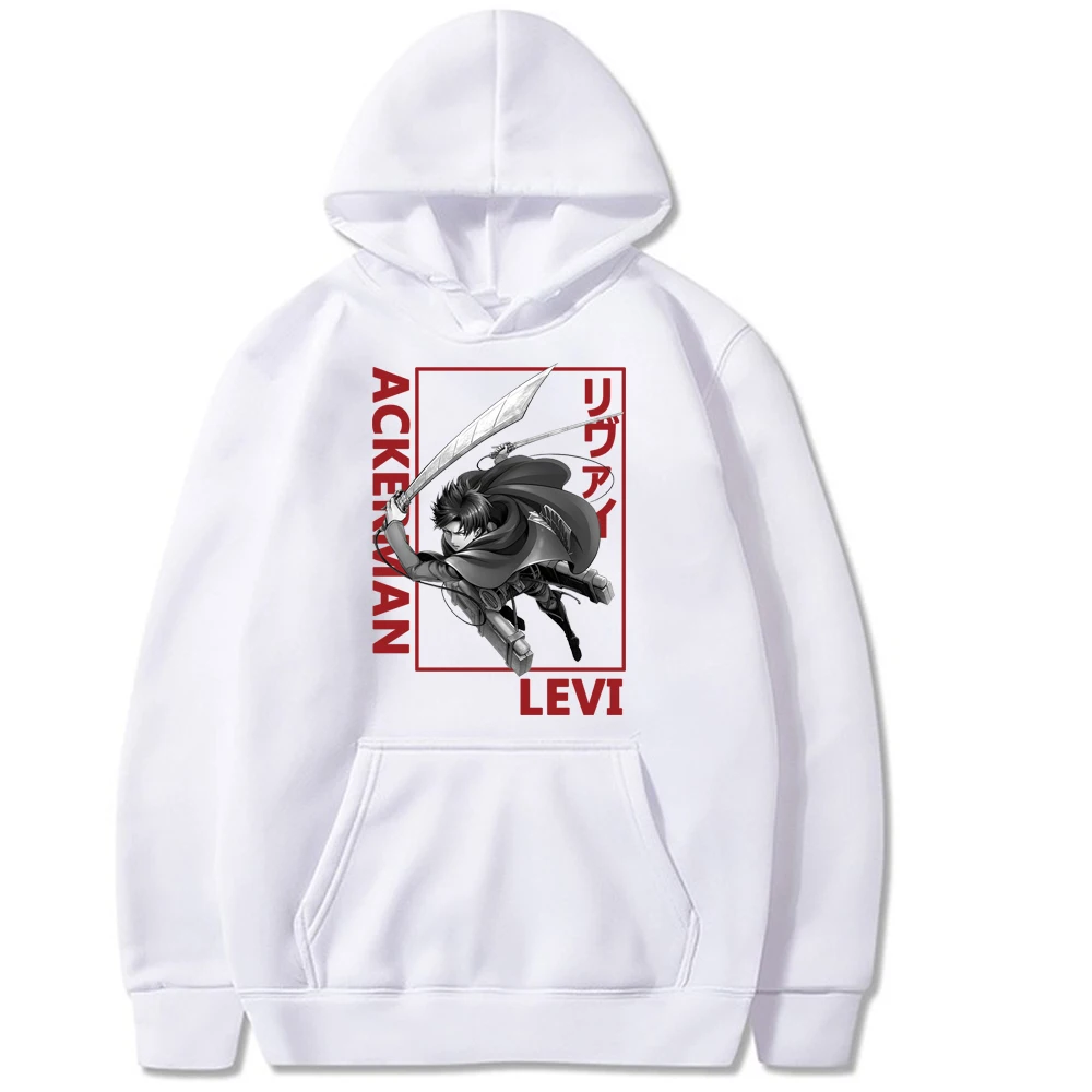 Attack On Titan Ackerman Hoodie Men Women Long Sleeve Tops Sweatshirts Unisex anime hoodie   streetwear  backwoods 2021 2