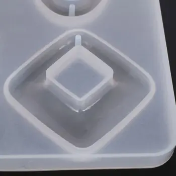 

DIY Crafts Earring Resin Mold Epoxy Resin Silicone Mold Including Earring Hook N58F