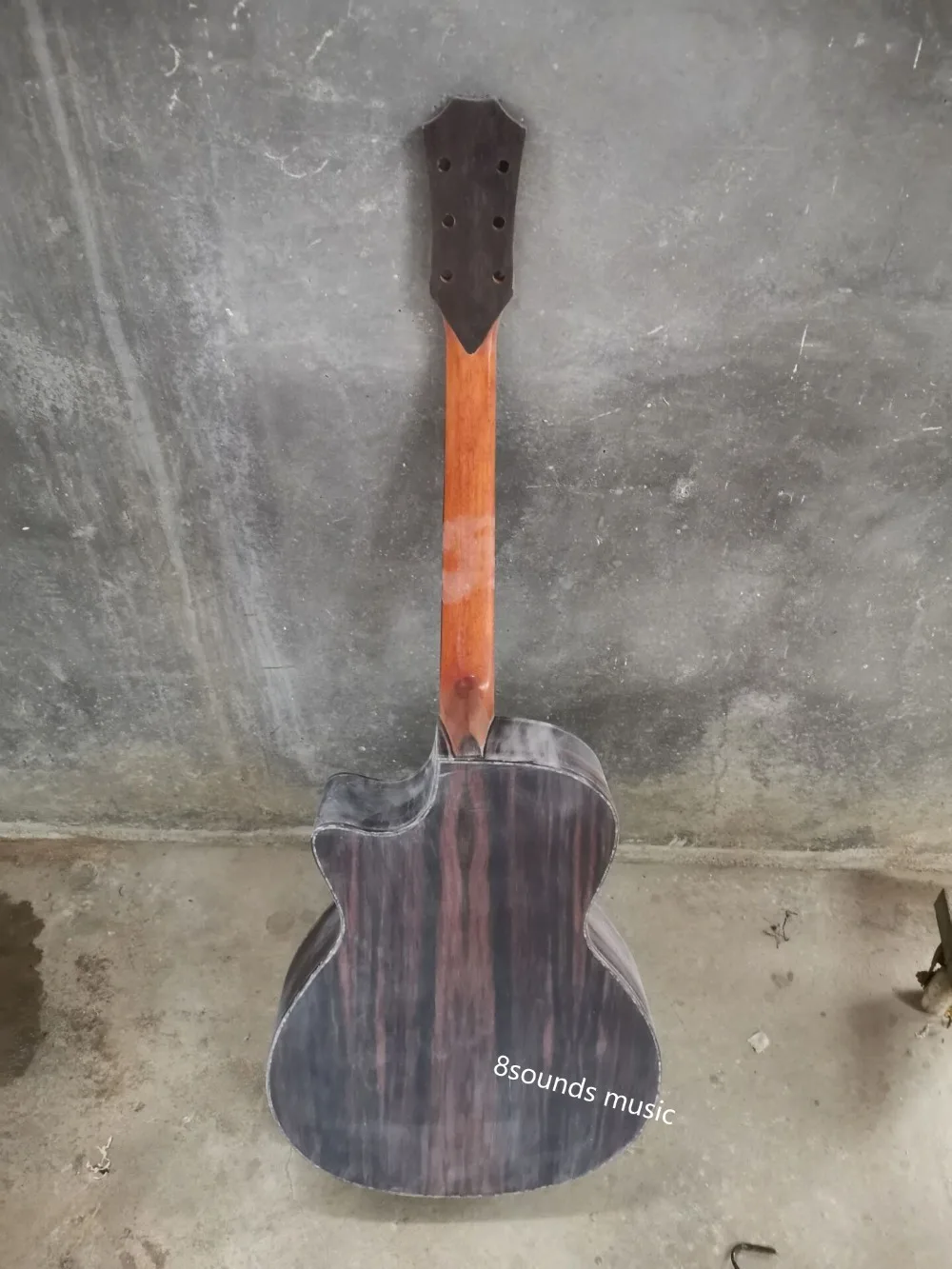 На заказ Акустическая гитара solid cedar top SP14 Акустическая гитара, настоящий abalone Ebony cutaway sanders гитара
