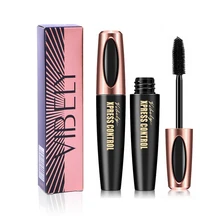 4D Mascara imperméable à l'eau soie Mascara maquillage cils épais bouclés 3D trois dimensions cils professionnel cosmétique VIP