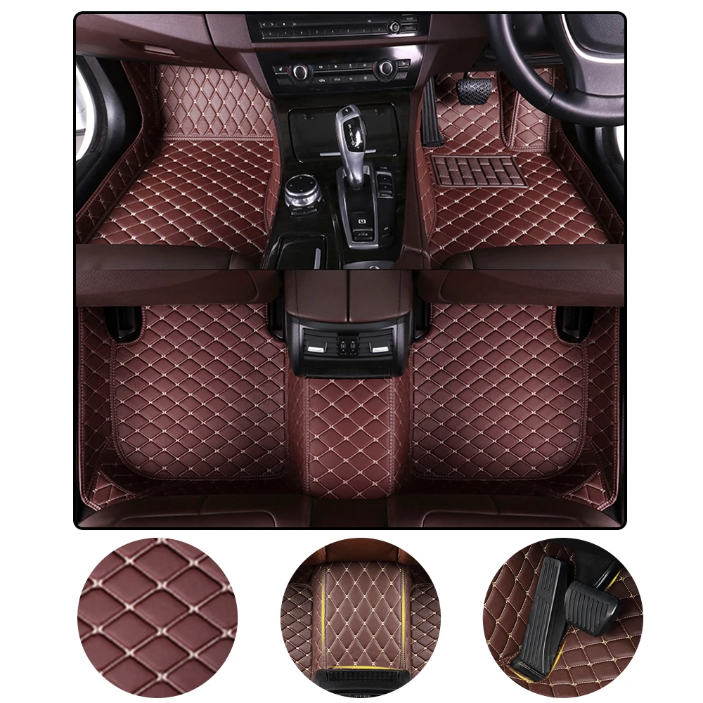 Custom Right Drive car floor mats For Ford mustang Ⅵ 2015 2016 2017 2018 auto accessories styling carpet | Автомобили и