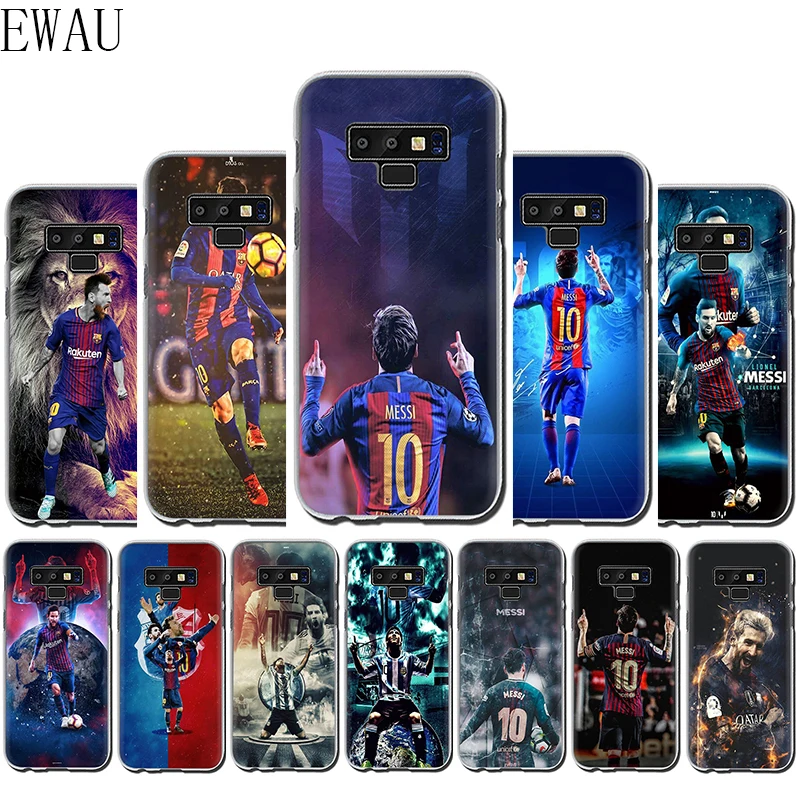 

EWAU Barcelona Messi Silicone Mattle phone case for Samsung A5 A6 plus A7 A8 A9 A10s 20s 30s 40s 50S 60 70