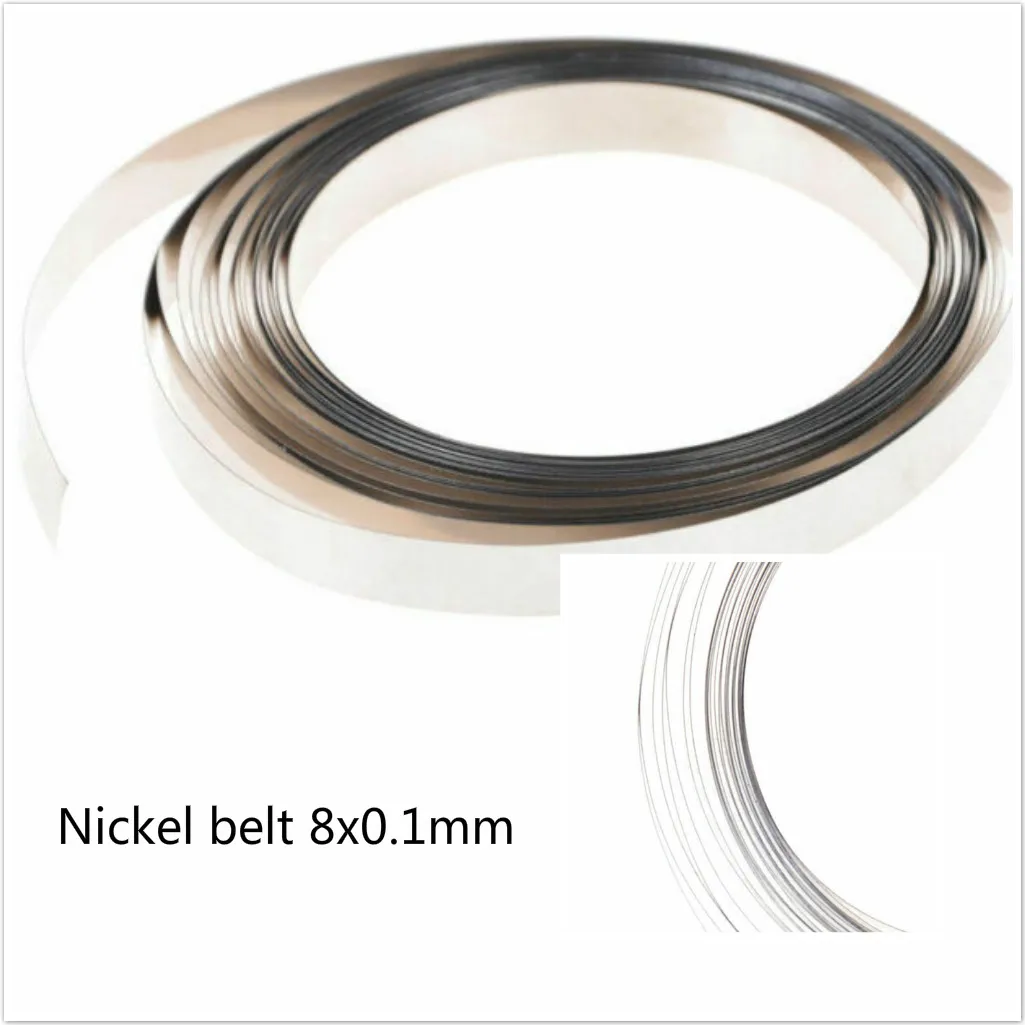 

Practical 5m 8x0.1mm nickel plate nickel-plated steel strip connector for spot welding machine battery welding machine