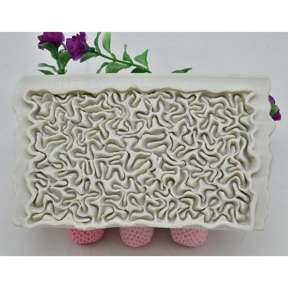 Cake Chocolate Silicone Mould Baking Tool Cake Decor DIY Baking Pleated Lotus Leaf Rose Shape Ultra Light Clay Fondant Mould