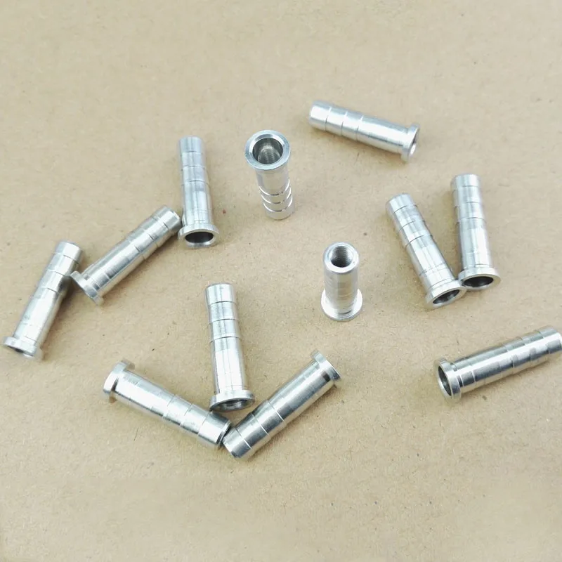 50/100Pcs держатель для стрелы s Алюминий подходит ID6.0mm 6,2 мм стрелка вал DIY Инструменты держатель для стрелы для занятий стрельба из лука аксессуары