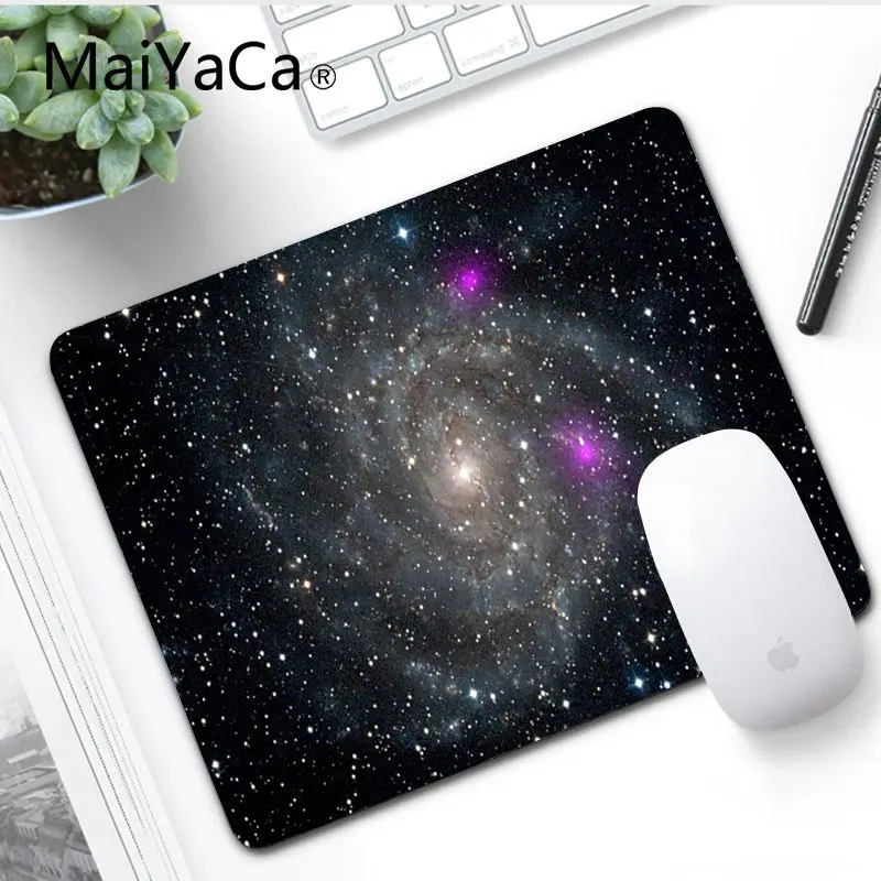 No LockEdge 20x25cm MaiYaCa Звездная Вселенная Комфортный коврик для мыши игровой коврик для мыши - Цвет: No LockEdge 20x25cm