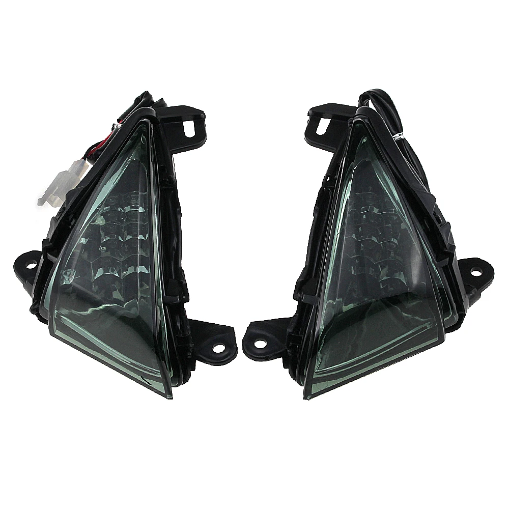 

Передние СВЕТОДИОДНЫЕ Сигналы поворота для KAWASAKI ZX-6R ZX6R ZX-10R ZX10R NINJA, аксессуары для мотоциклов, светосветильник индикатор, яркий свет