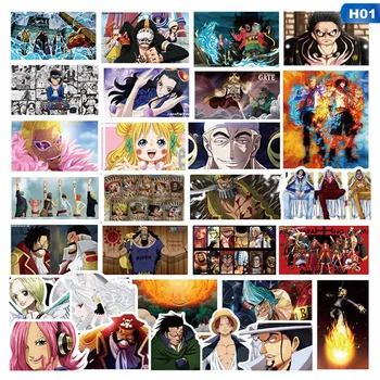 

100PCS Japan Anime ONE PIECE Luffy Wanted Stickers For Skateboard Laptop Suitcase Case Table Chidren Toy Decal Sticker