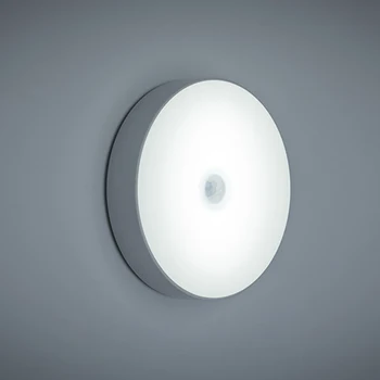 

Magnetic Base Energy Saving Night Light Portable Led ABS Adhesive Corridor Lamp Motion Sensor Decor Bedroom USB Rechargeable
