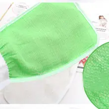 Цветные односторонние отшелушивающие перчатки для душа, аксессуары для душа, массажные мочалки для душа, моющие массажные перчатки для тела