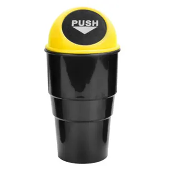 

Creative Fashion Car Trash Can Car Plastic Mini Trash Can Car Multi-Function Small Debris Storage Bucket