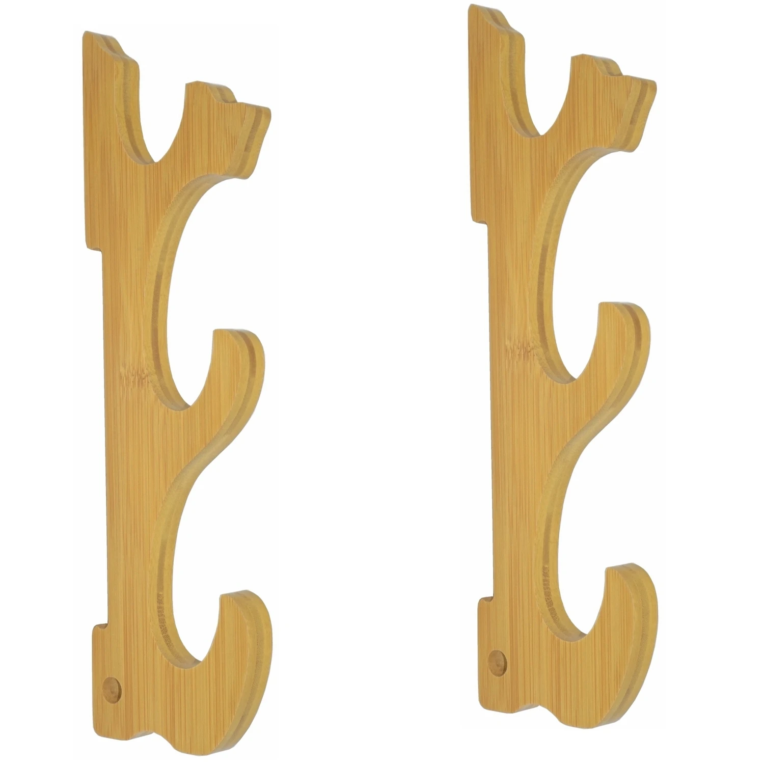 

3-уровневая витрина для бамбукового меча, крючок для меча с отделкой под дерево, настенное крепление, вешалка для самурайского меча для катаны вакидзаси Танто генцзи