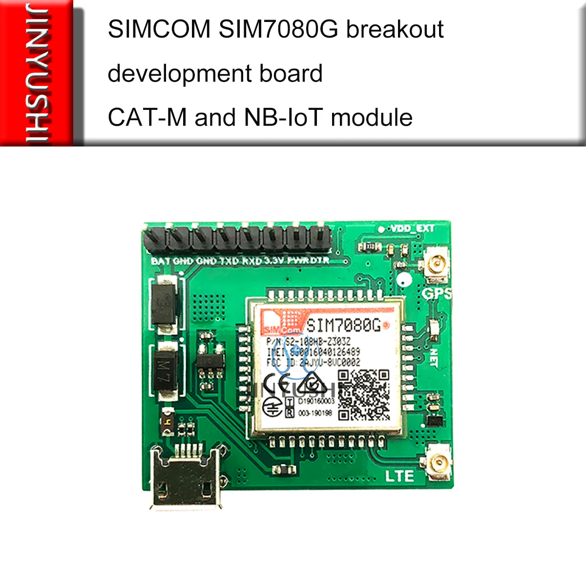 SIMCOM-Placa de desarrollo SIM7080G, con puerto USB, LTE, y nb-iot CAT-M,  Compatible con SIM868
