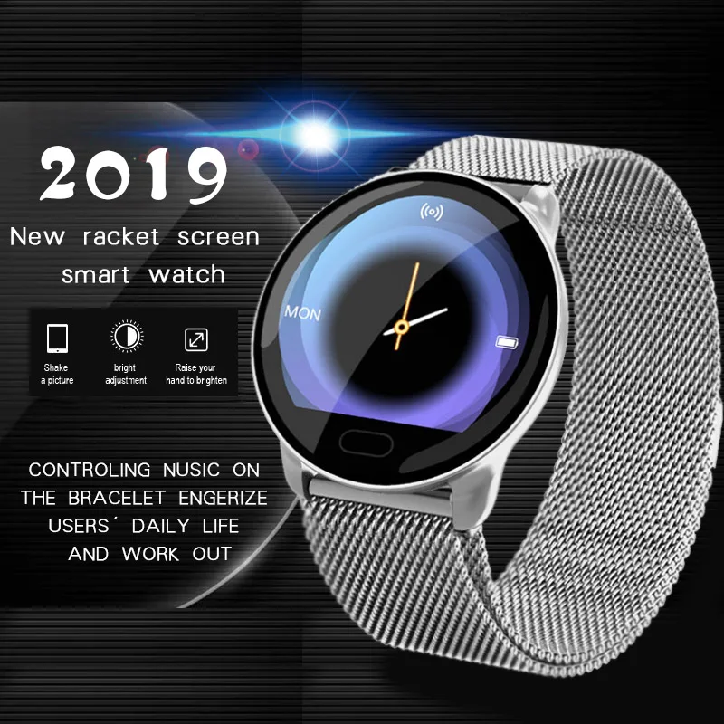 2019 K9 Смарт часы Bluetooth водонепроницаемый ips цветной экран монитор сердечного ритма