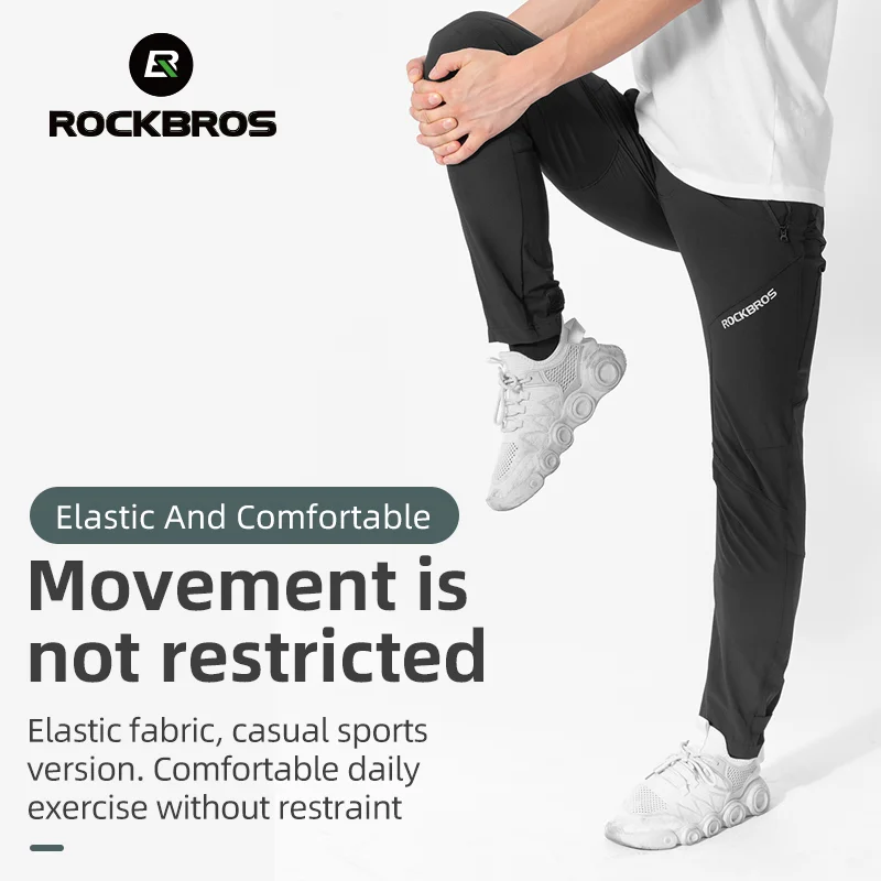 ROCKBROS Bicycle Pants Spring Summer Sports Pants Women Men's Bike MTB Road Bike Trousers Cycling Long Clothes