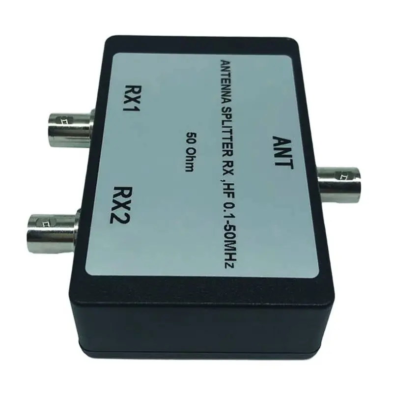 Портативный антенный сплиттер RX HF 0 1-50 MHz 50Ohm BNC коннекторы коаксиальный сигнал для