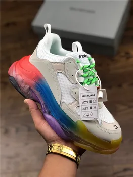 

Men Dad Sneakers Casual Shoes Air Mesh Chunky Sneaker Outdoor Walking Shoes Tenis Basket Zapatillas Hombre Green Yellow Sneakers