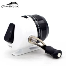 

CAMEKOON FBS40 Spincast Reel Pre-Spooled 10 Lbs Line Right/Left Handed Reversible 4.3:1 Gear Ratio Fishing Coil