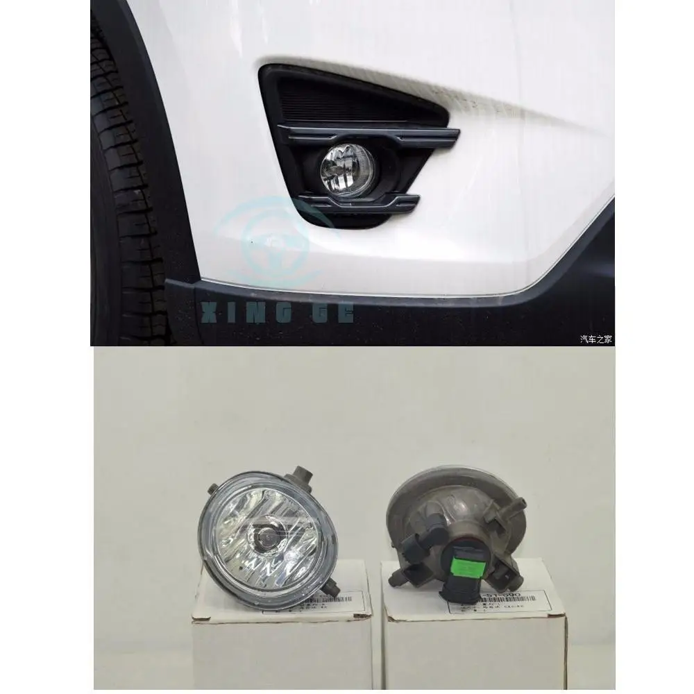 Для Mazda CX-5 без Авто-up высокое качество Противотуманные фары галогенная лампа и переключатель комплект