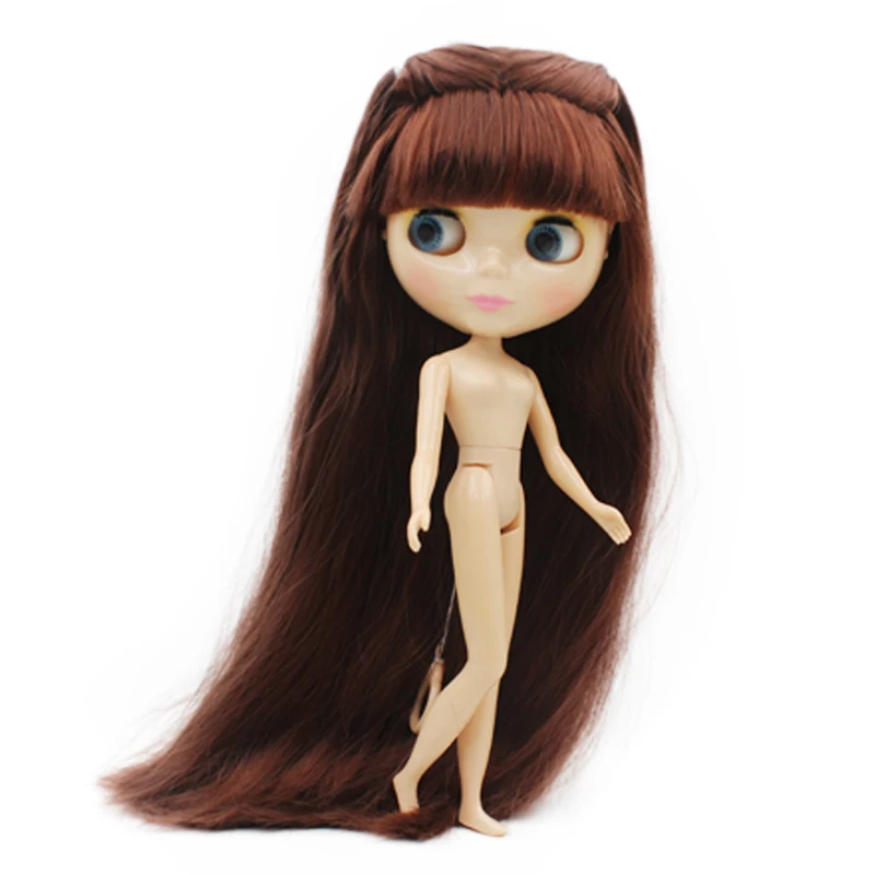Обнаженная кукла подобный Блит BJD кукла, индивидуальный лак куклы может быть изменен макияж и платье от DIY, 12 дюймов мяч шарнирные 0 - Цвет: ONO.19