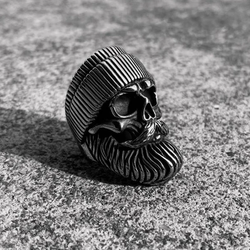 beard skull ring men (2)
