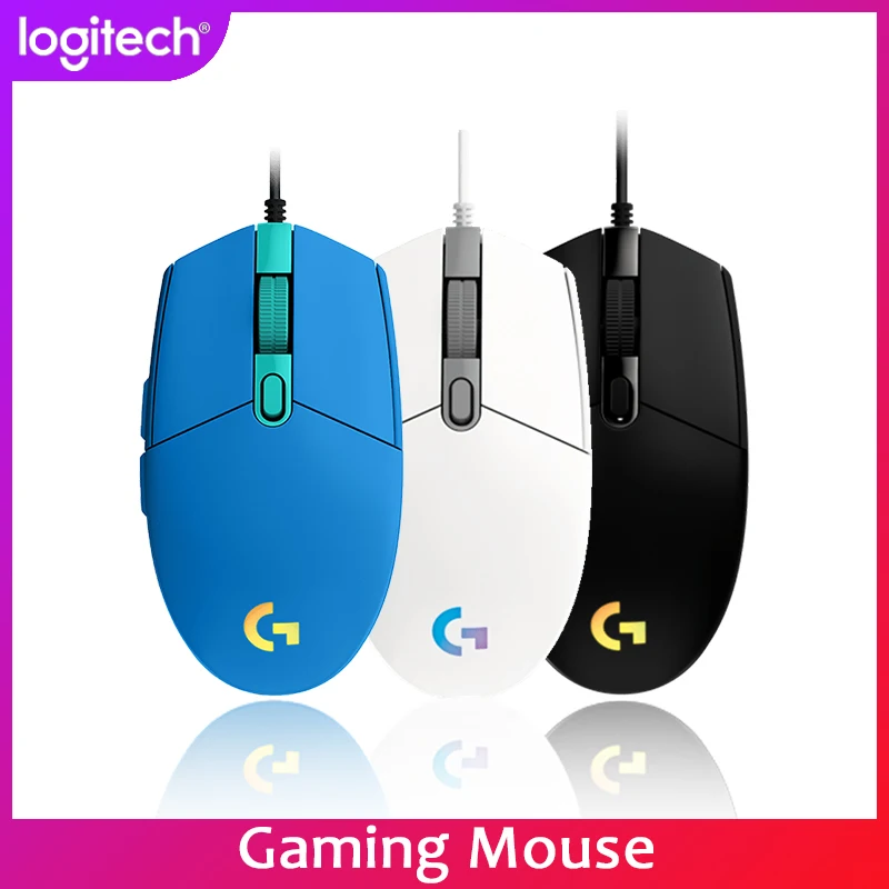 Новая Оригинальная игровая оптическая мышь Logitech G102 LIGHTSYNC RGB 8000DPI 16 8 м
