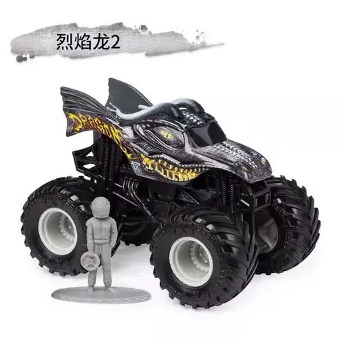 1: 64 оригинальные горячие колеса гигантские колеса Crazy Barbarism Монстр металлическая модель грузовика игрушки Hotwheels большая ножная машина детский подарок на день рождения - Цвет: e