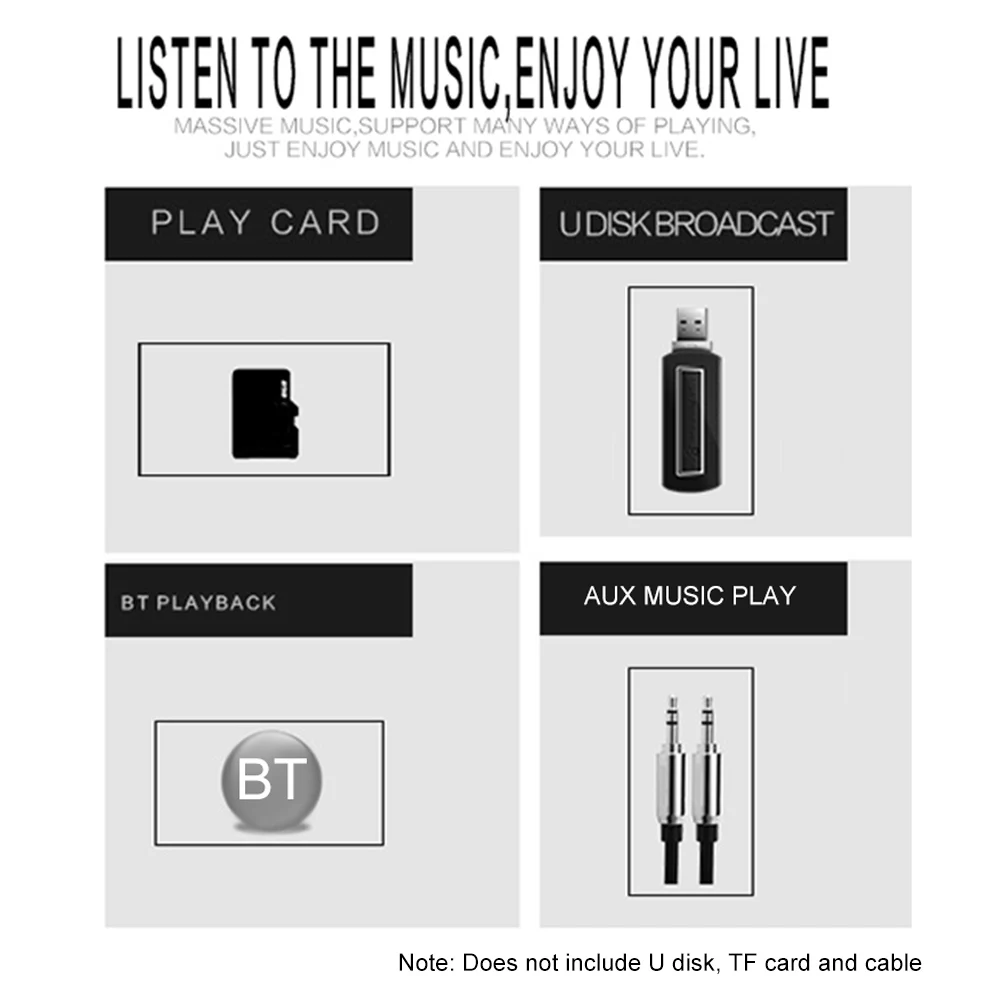 12 В Bluetooth Handsfree MP3-плеер fm-радио беспроводной стерео аудио ресивер TF карта u-диск автомобильное аудио-радио плеер для динамиков