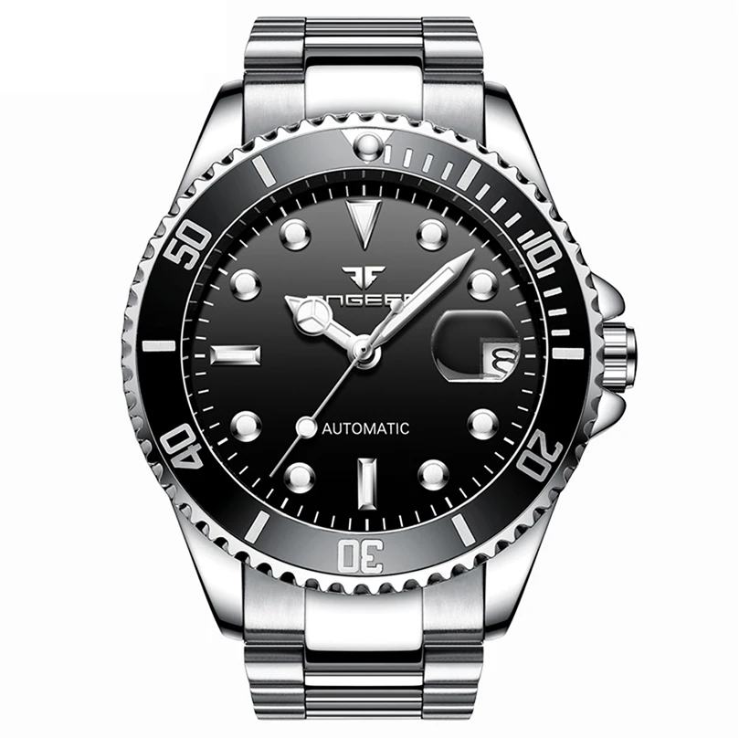 Men Mechanical Watches Top Brand Luxury Steel Wristwatch Male Clock Tourbillon Relogio Masculino hot Watch Automatic Watch