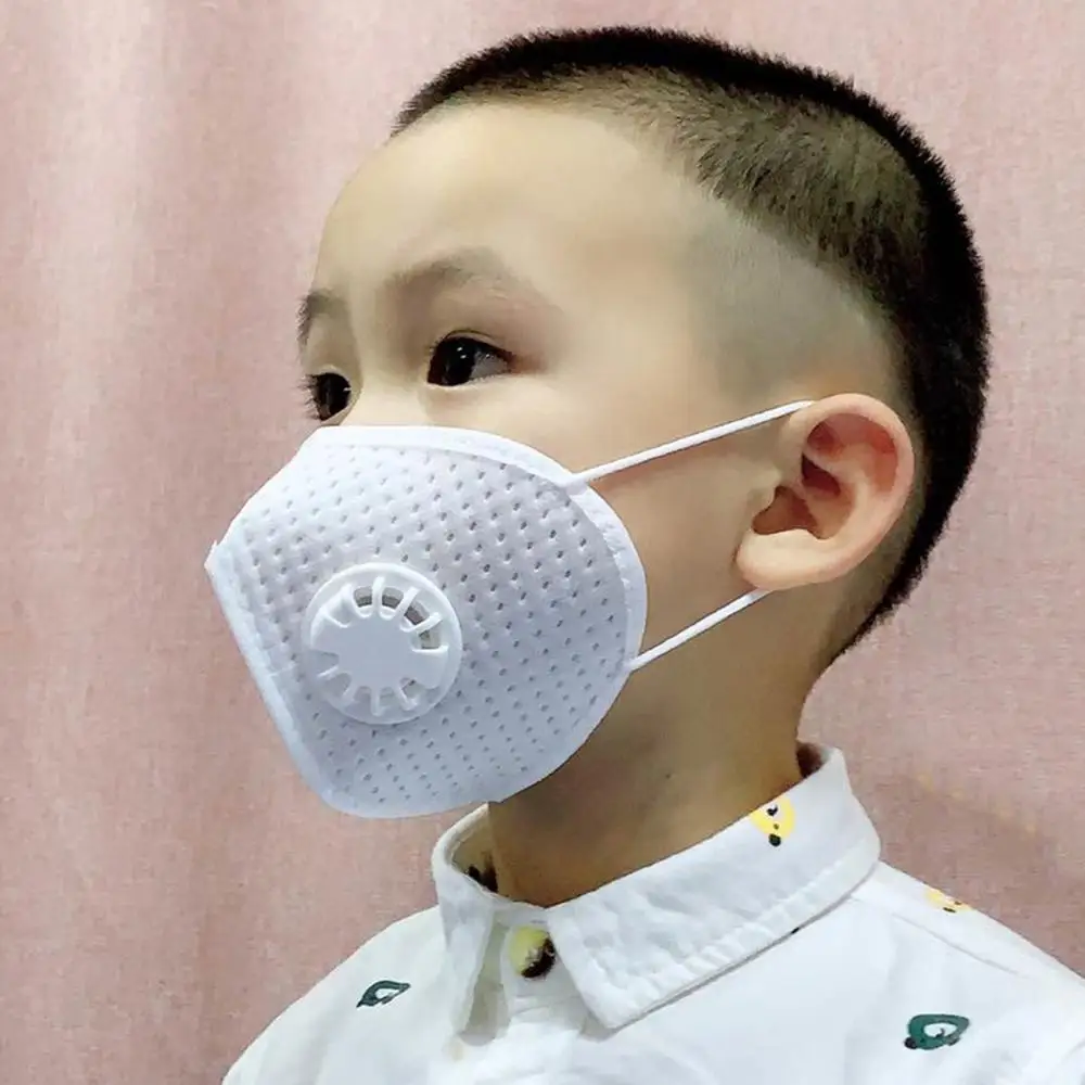 

KN95 Mask Child Mask Teen Mask FFP2 with valve round mask non-woven Dust Mask Anti PM2.5 Breathing Face Safety Masks in stock