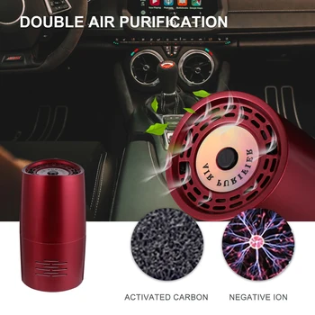 

Negative Ion Formaldehyde Removal Filter Device USB Air Purifier Deodorizer Portable Purifier For Car Auto Home