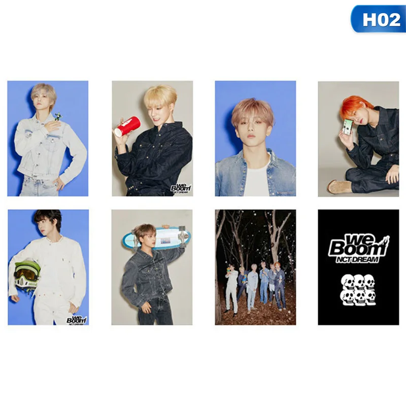 7 шт./компл. NCT127 NCT мечта ломо карты плакат самодельные бумажные фото карты вентиляторы коллекция подарков