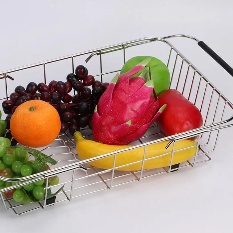 

Scalable Food Drying Rack, Adjustable Dishwasher, Dishwasher Rack on the Sink or Silver Storage Rack on the Counter, Rust-Proof