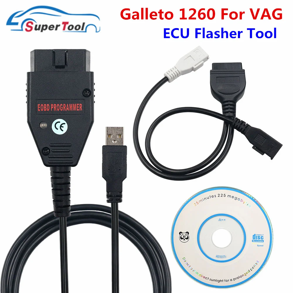 Сканер для настройки чипа ECU OBD2 Galletto 1260 с чипом FTDI FT232RQ EOBD/OBDII Flasher сканер