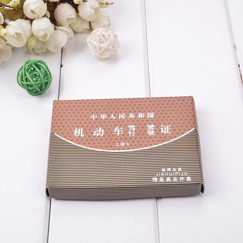 

Good Product Soft Cowhide Documents Leather Wallet Page with 6 Card Holder Multi-functional Wallet Factory Colorful Box Packagin