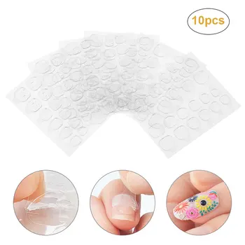 

240pcs Double Side Adhesive Glue Sticker Sticky Tape Adhesive Tabs Transparent Adhesive False Nails Art Decoration Tools DIY