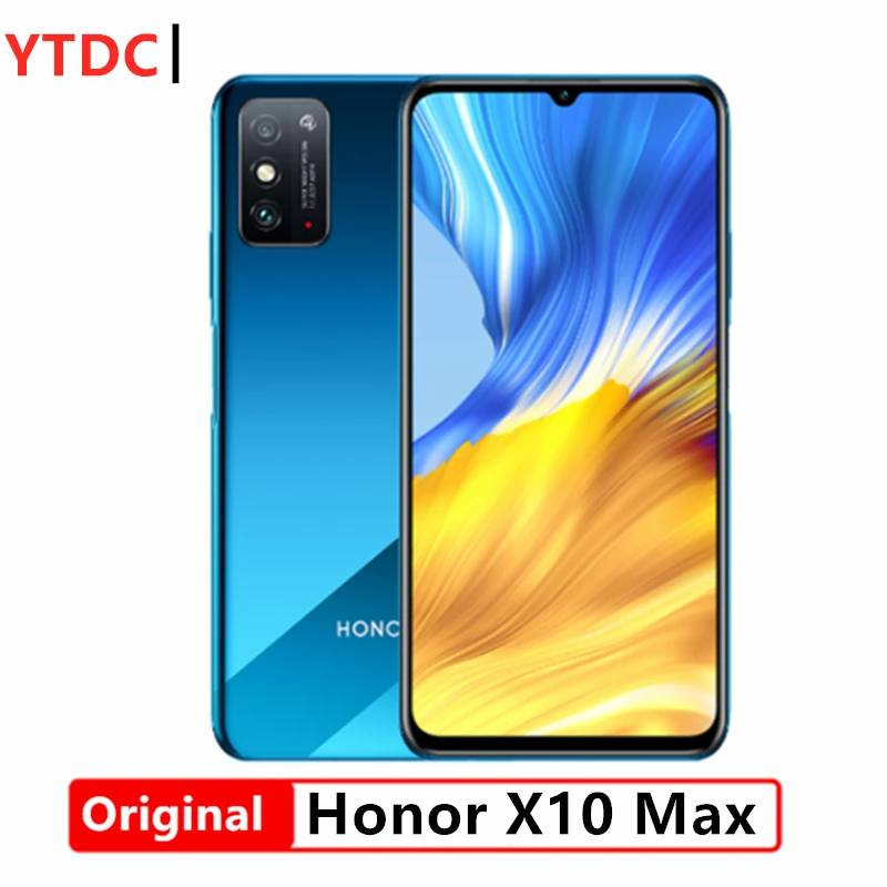 Официальный Honor X10 Max 5G смартфон 7 09 дюймов RGBW экран 5000mA аккумулятор NFC 8 Гб RAM 128 ГБ ROM