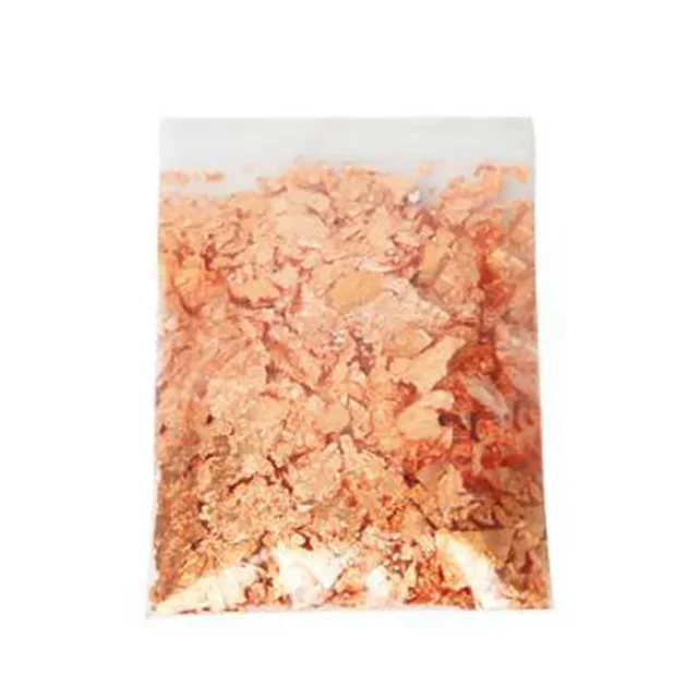 3g Imitation Gold Sliver Copper Foil Leaf Flake Sheets Bulk Foil Paper for DIY Nail Art Decor Candle Mold Making Decor Arts 06