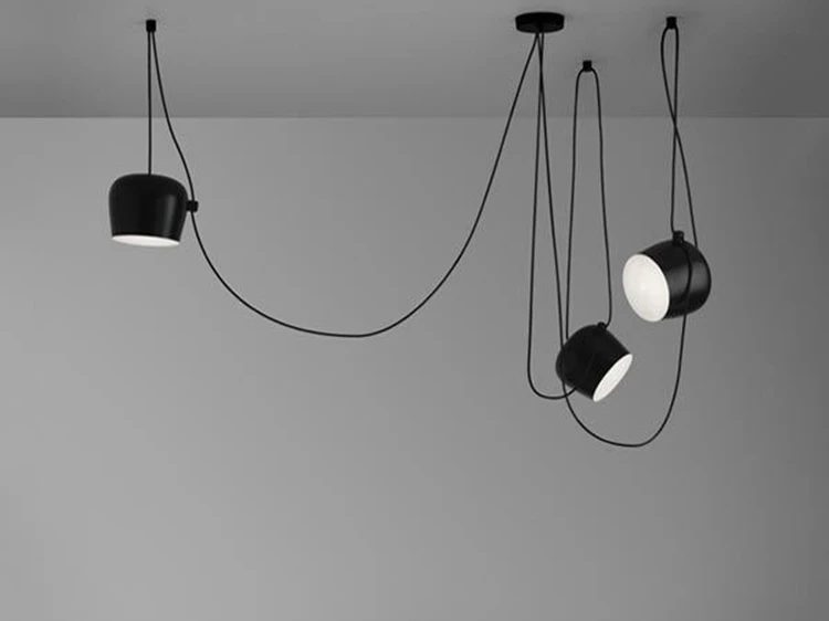 Подвесной светильник в скандинавском стиле, современный светодиодный светильник для столовой, домашний декор, промышленный подвесной светильник