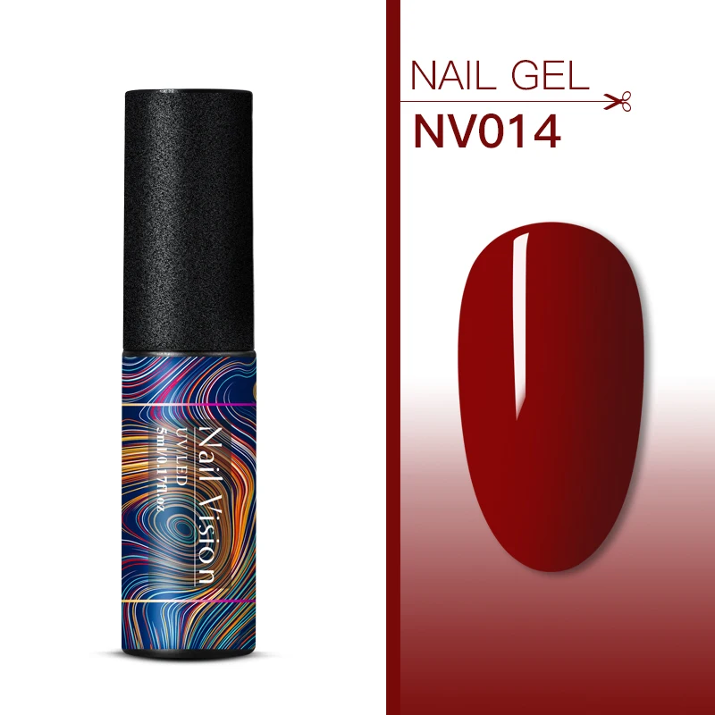 Nail Vision, 176 цветов, чистый цвет, набор гель-лаков, UV Vernis, полуперманентный, впитывающий, 5 мл, Гель-лак для ногтей, маникюра - Цвет: S06609