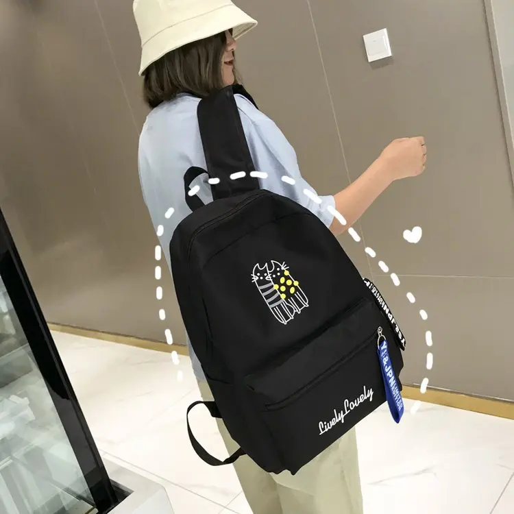 

Korean-style Large Capacity Travel Backpack Shoulder Bag Sports Casual Women's School Bag Middle School Students Backpack Men's