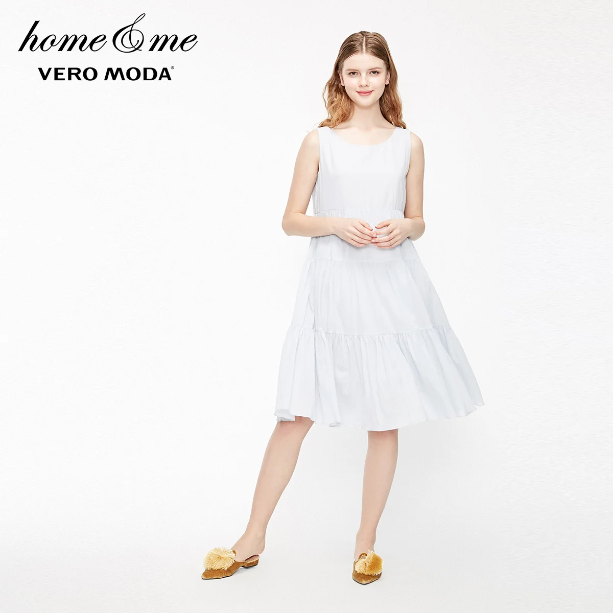 Vero Moda женское многослойное платье без рукавов из хлопка | 3192N2501